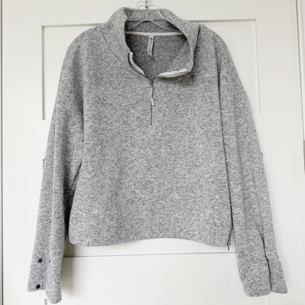 Fabletics Alpine Quarter Zip Pullover Sweater - image 2